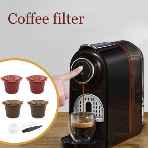 Refillable Coffee Filter Capsules for Nespresso 4 pcs 1