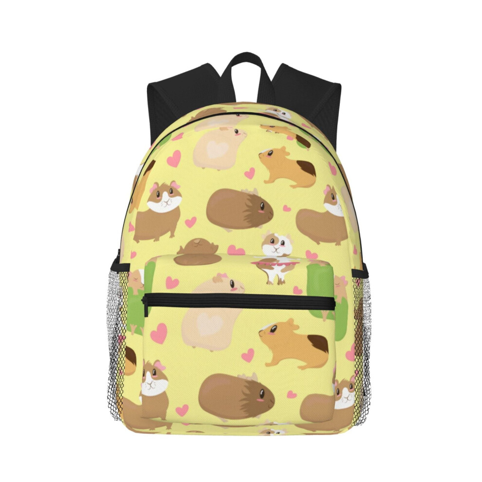 Cartoon Guinea Pig Backpack Laptop Travel Bag 15.6-Inch 900881734523