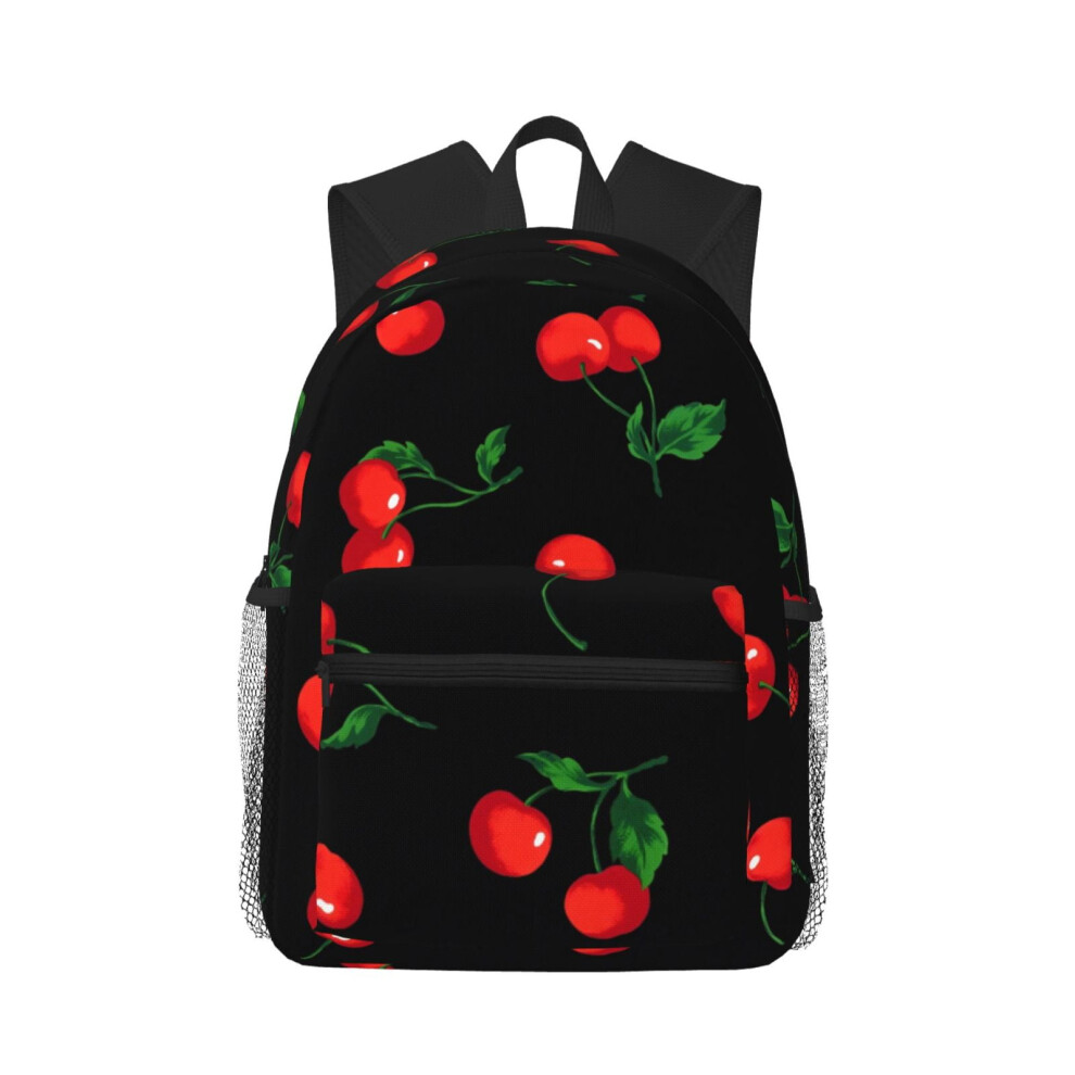 Cherry Pattern Laptop Backpack Travel Hiking Bag 900881749930