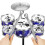 Kids jazz drum set with stool, percussion toy 2