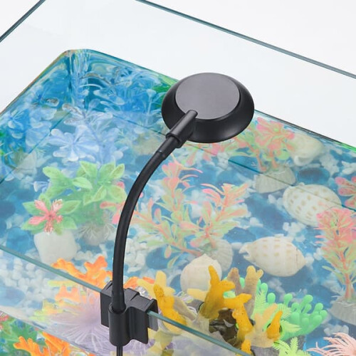 LED aquarium light with clip for small to medium tanks white 1