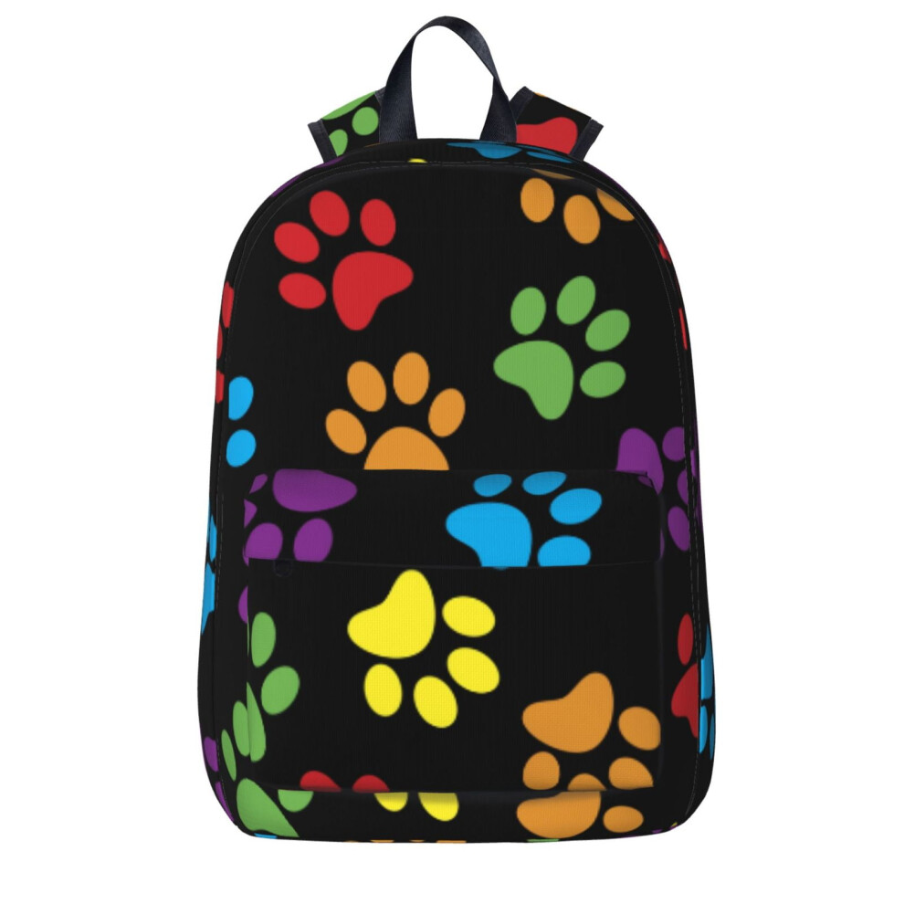 Doodle Dog Paws Backpack Laptop Bag 15.6 Inch 900881734790