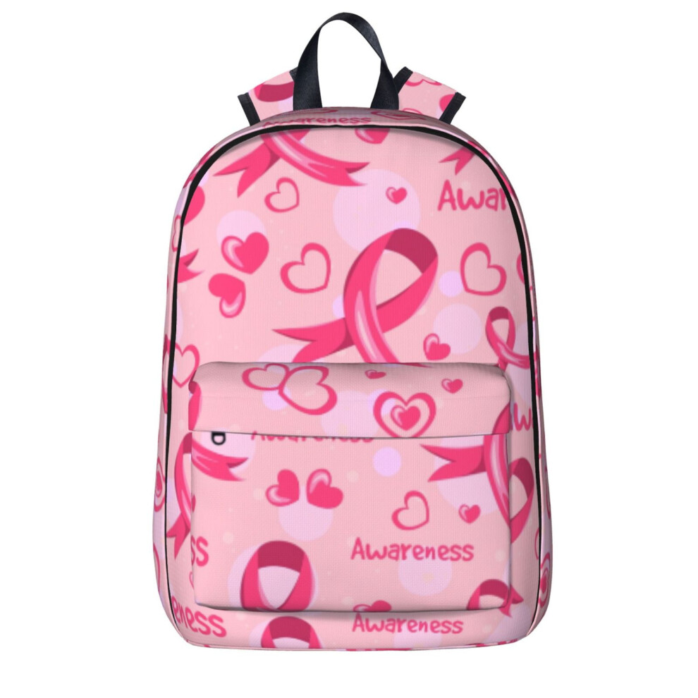 Cancer Awareness Backpack Laptop Travel Hiking Bag 900881734974