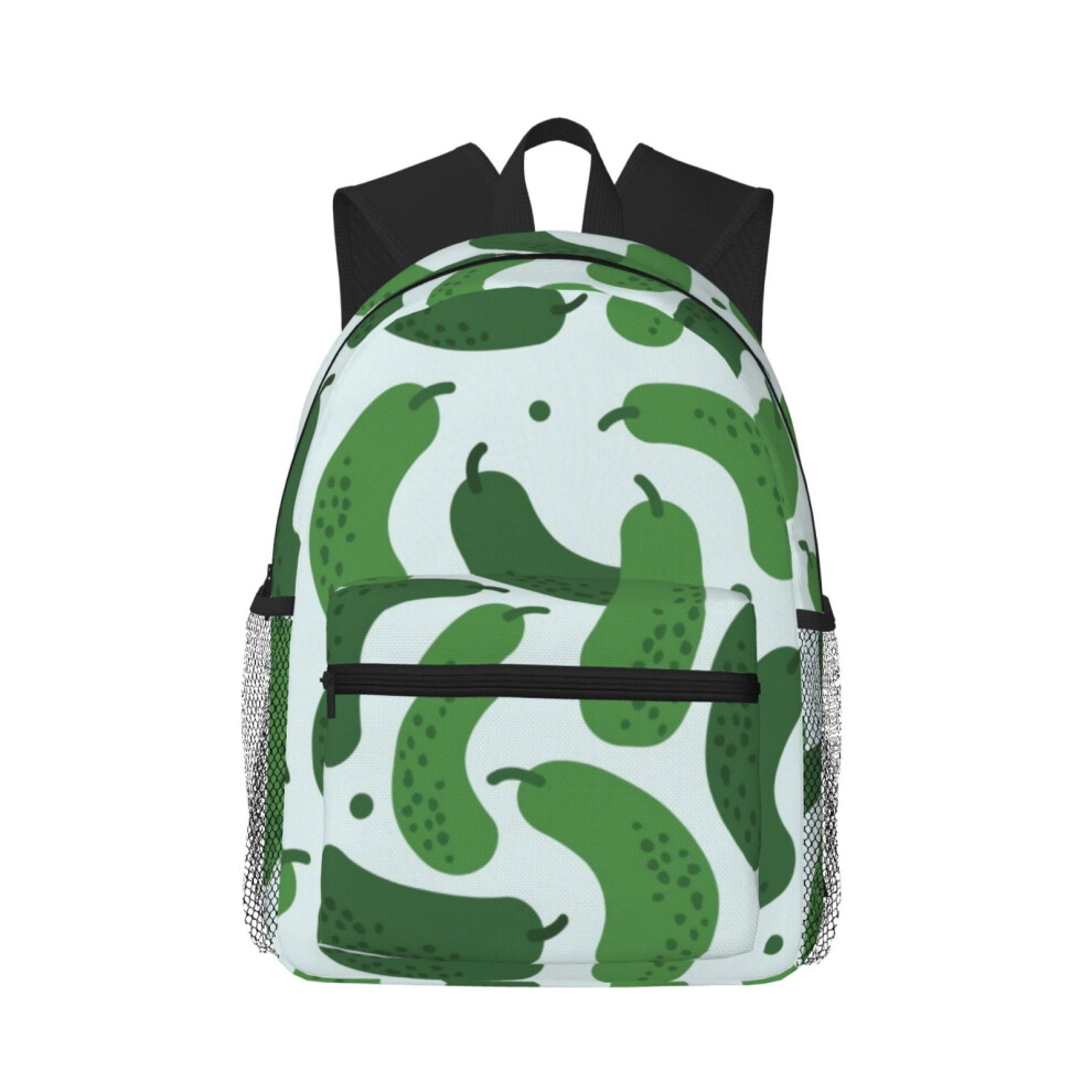 Cucumber Pattern Backpack Laptop Bag 20L 900881738798
