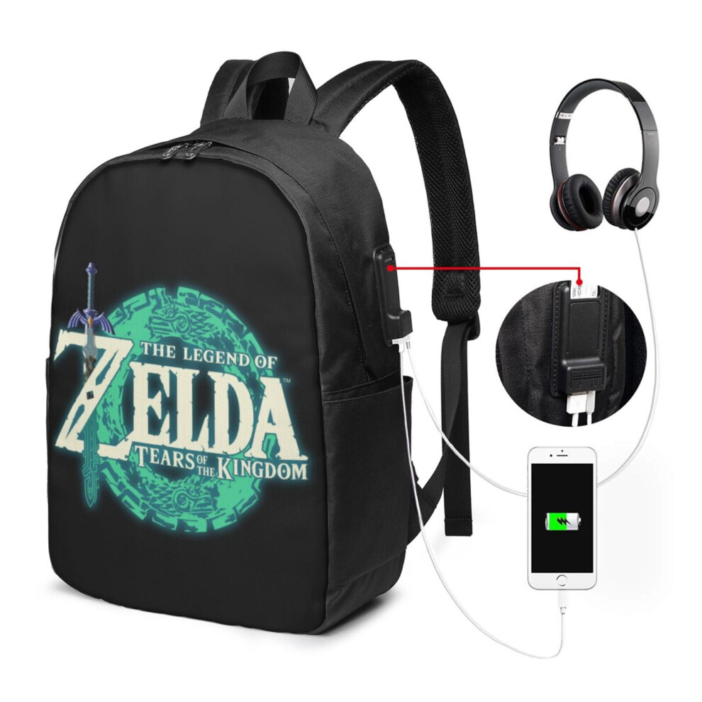 Zelda Travel Laptop Backpack Business Anti-Theft Durable 900881745406