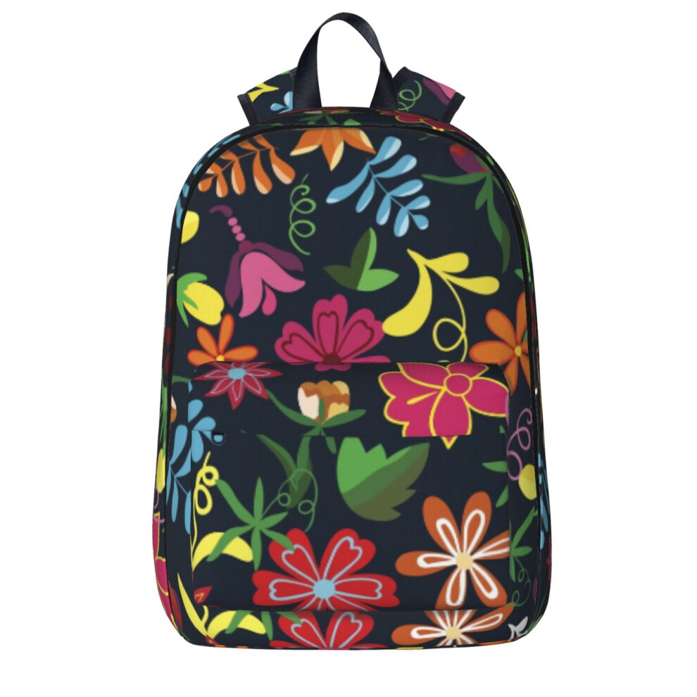 Floral Mexican Embroidery Backpack 20L 900881738972
