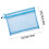 Transparent double-layer mesh file bag with zipper 1 piece 7