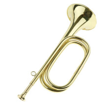 Cavalry Bugle Trumpet Golden