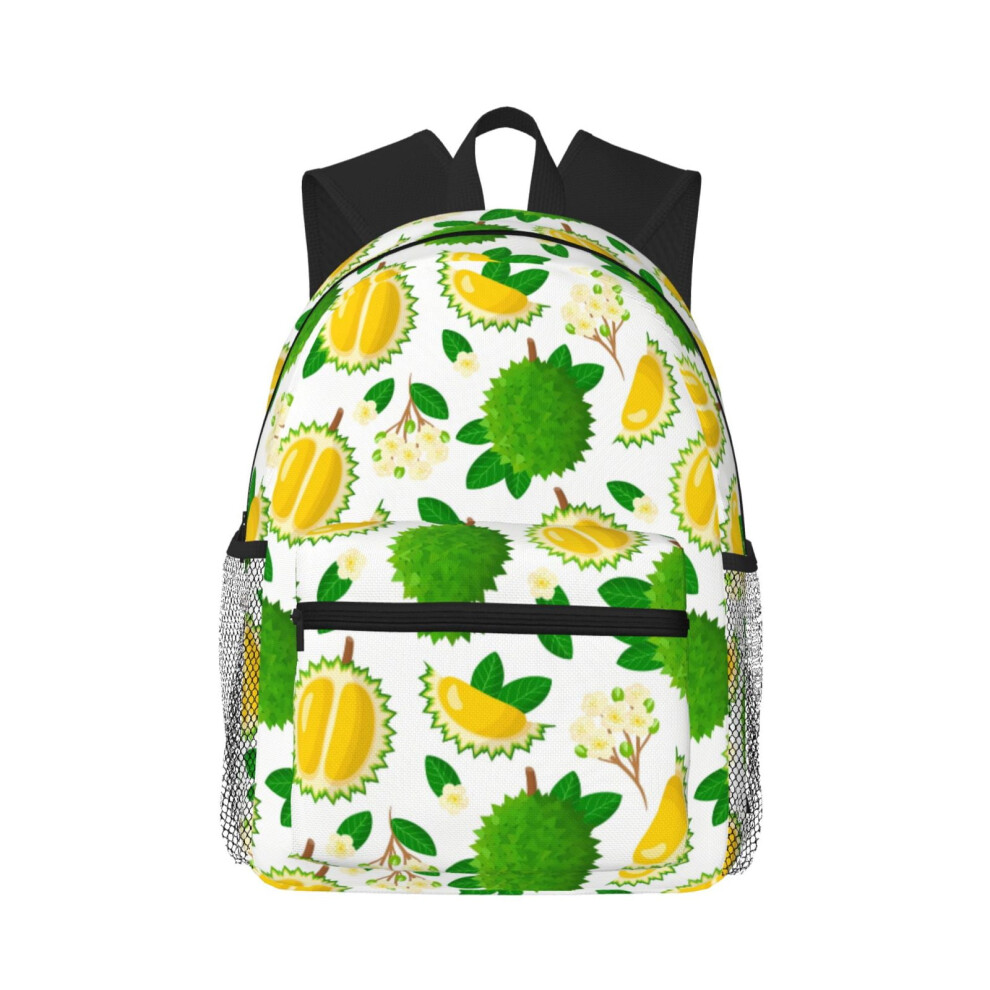 Durian And Leaves Pattern Laptop Backpack 20L 900881750059
