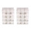 Staron white Christmas ornaments 30mm 48 pcs 1