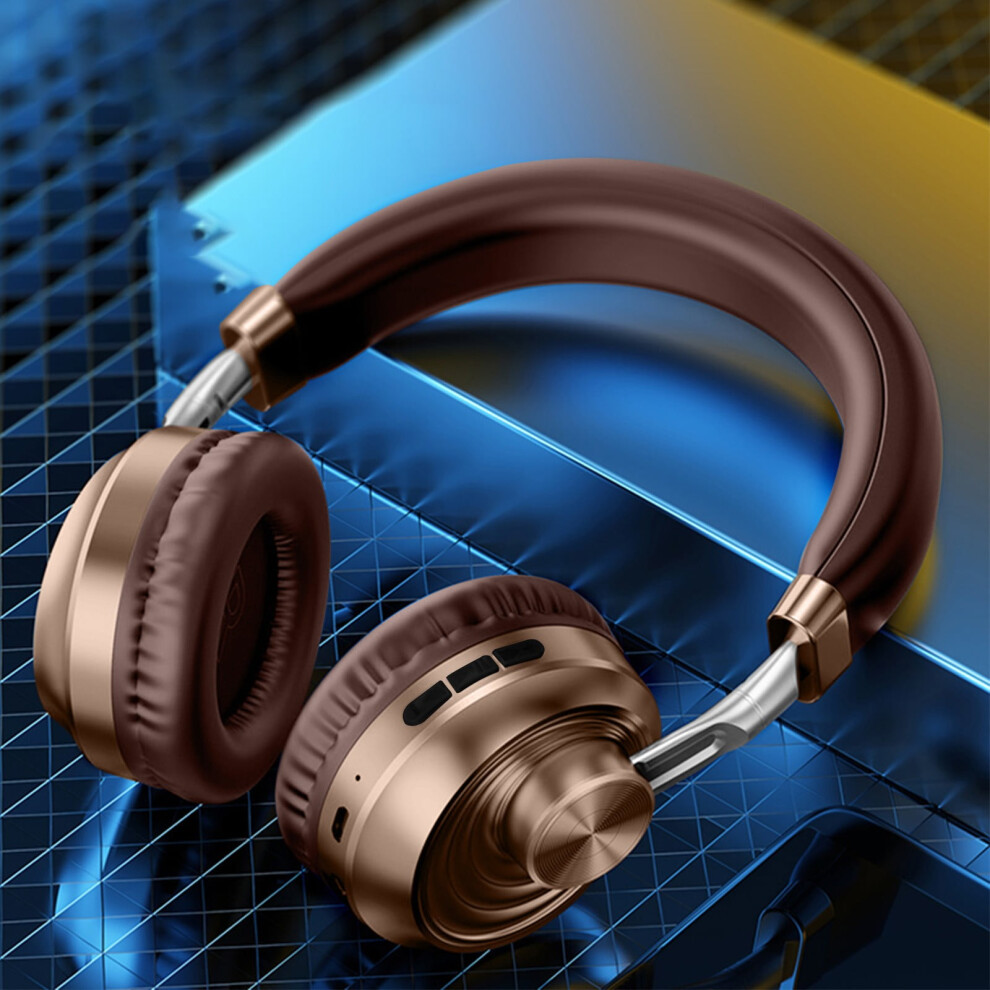 Avtoify Metal Wireless Headphones Noise-Cancelling Folding 900881736473