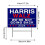 Harris für Präsident – Gartenschild, 45,7 x 30,5 cm, doppelseitig 1