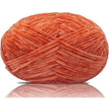 1 stuk (100 g) zacht chenillefluweelgaren voor haken, breien en andere knutselprojecten, geschikt voor alle breinaalden.