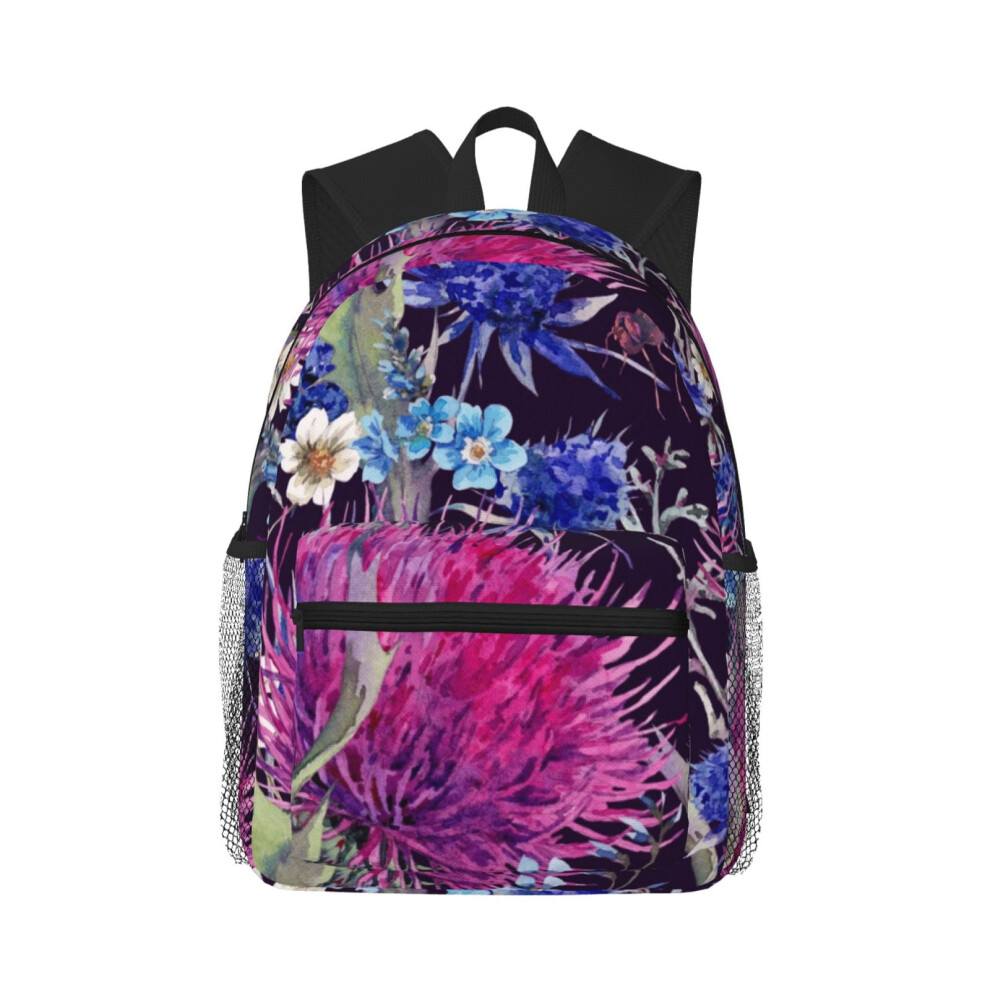 Flower Dragonfly Pattern Backpack 20L 900881749640