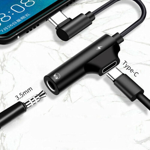 USB-C til 3,5 mm lydsplitter med opladningsunderstøttelse 2
