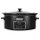 6 Quart Programmable Slow Cooker Black Stainless Steel 1