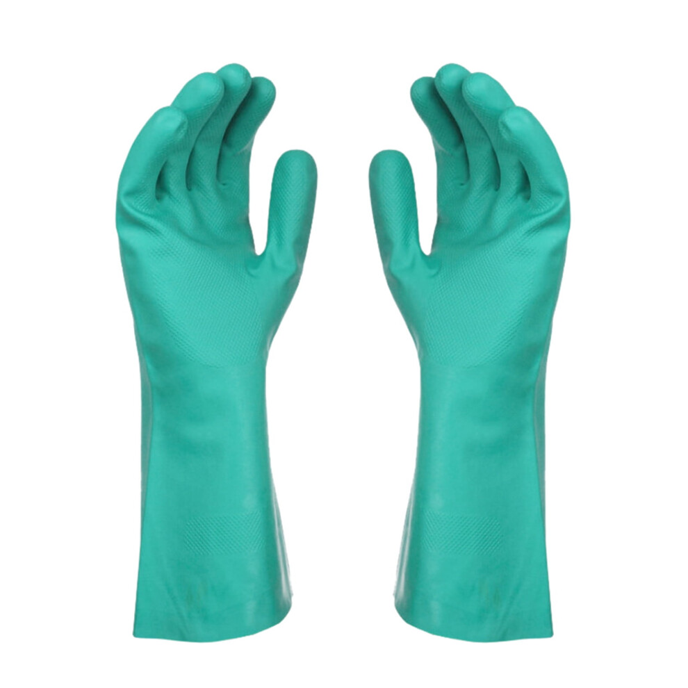 Yuehao dishwashing gloves rubber long kitchen gloves 1 pair