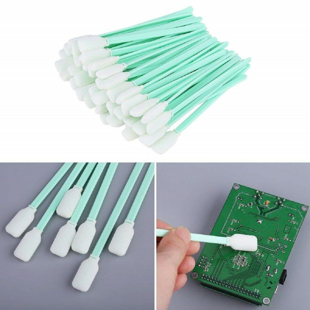 Cleaning Swab Foam Tip Wear-Resistant 100 pcs