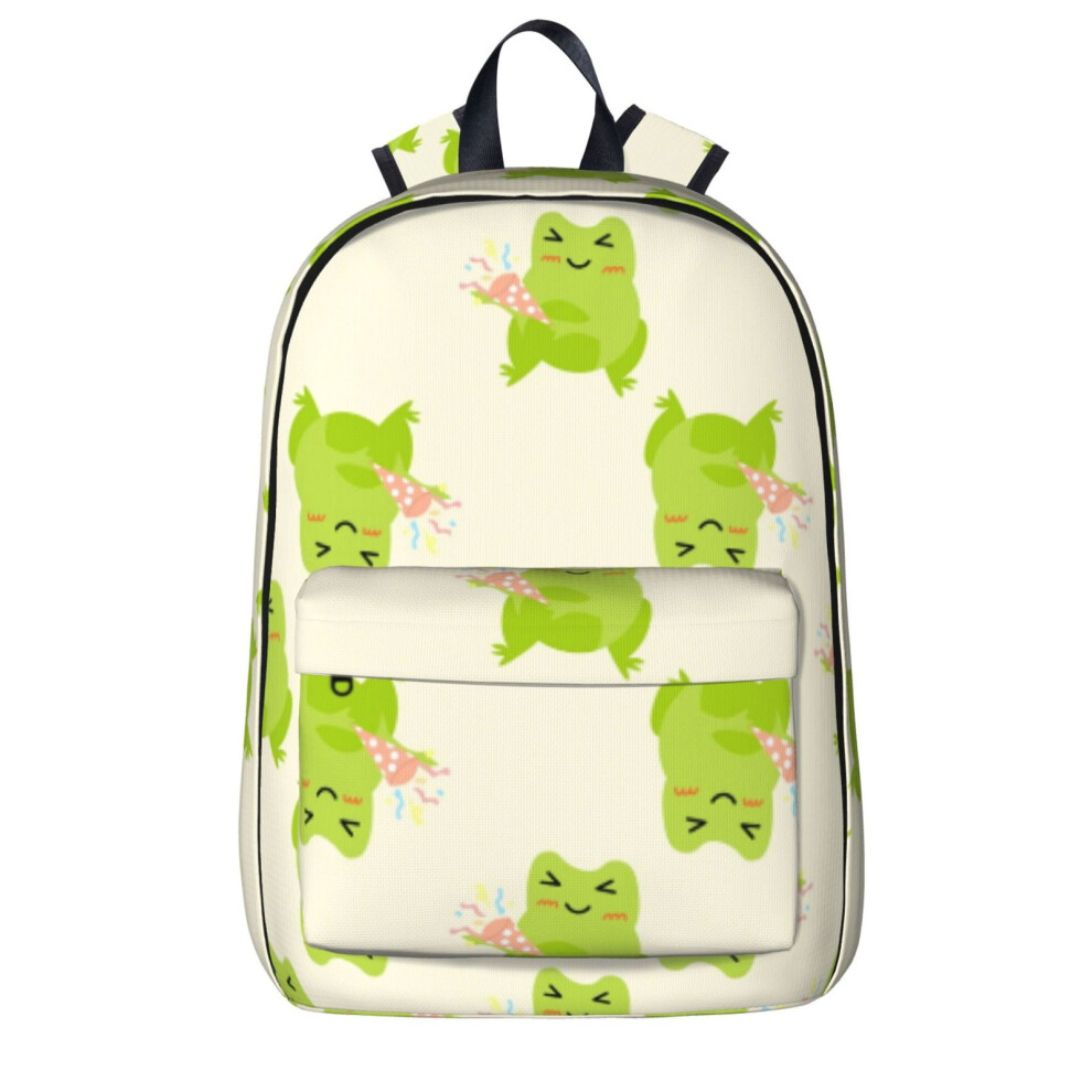 Cartoon Frog Backpack Laptop Travel Bag 20L 900881750486