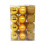 Staron Gold Christmas Ornaments 30mm 24pcs 1