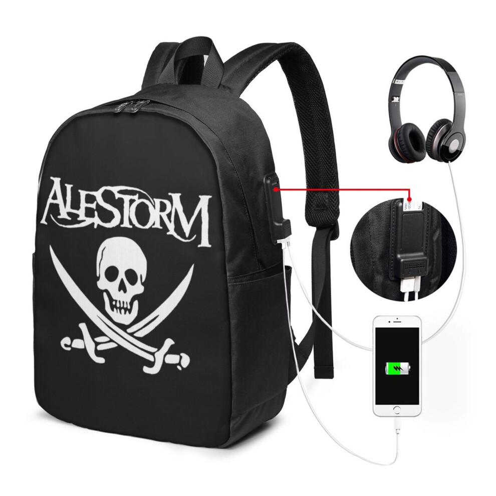 Alestorm Travel Laptop Backpack Water Resistant With Usb 900881748551