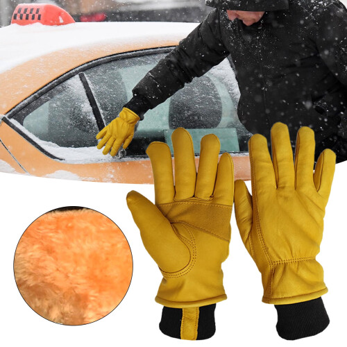 Waterproof Work Gloves Faux Leather 1 Pair 1