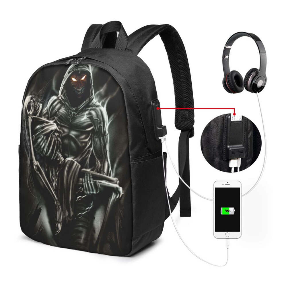 Travel Laptop Backpack Water-Resistant With Usb Charging 900881749060