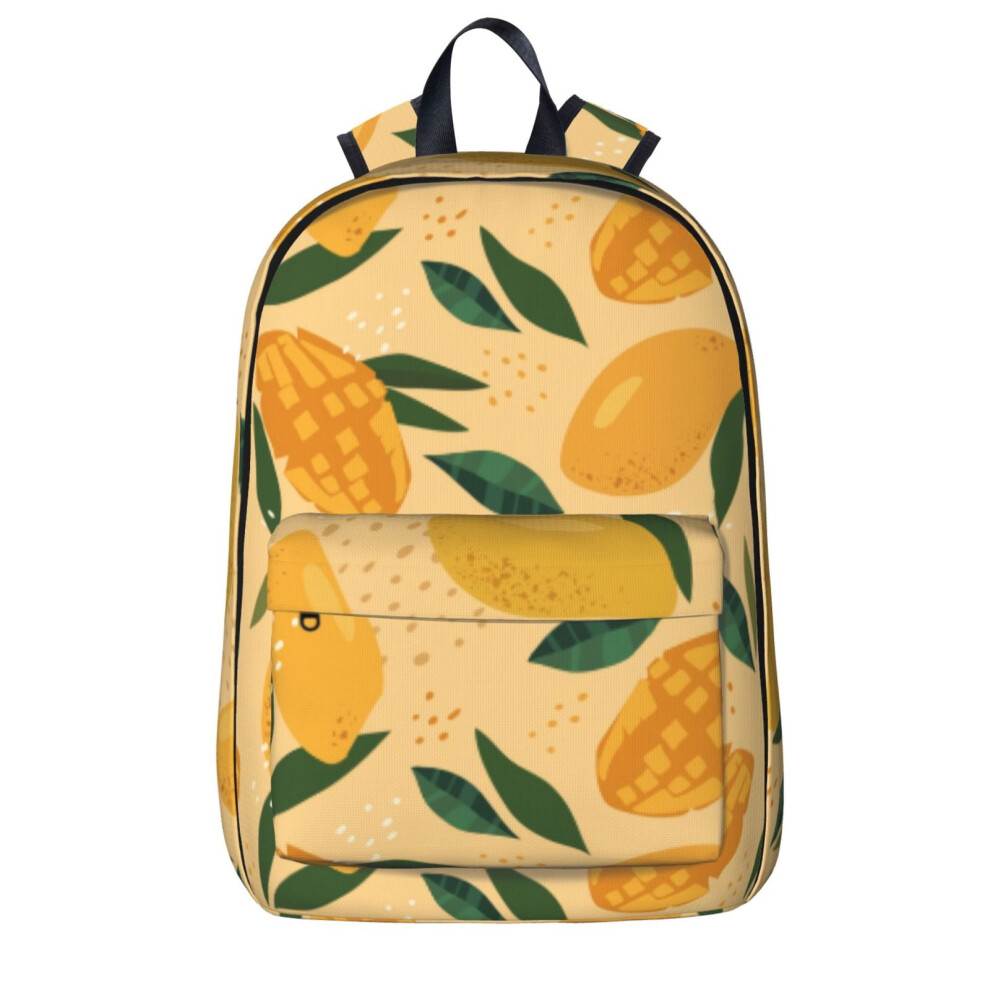 Mango Leaf Pattern Laptop Backpack 20L 900881750417
