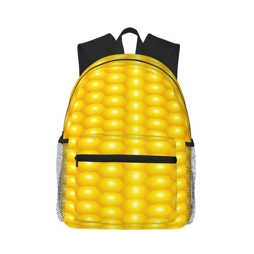 Corn Pattern Laptop Backpack For Travel And Hiking 900881750905