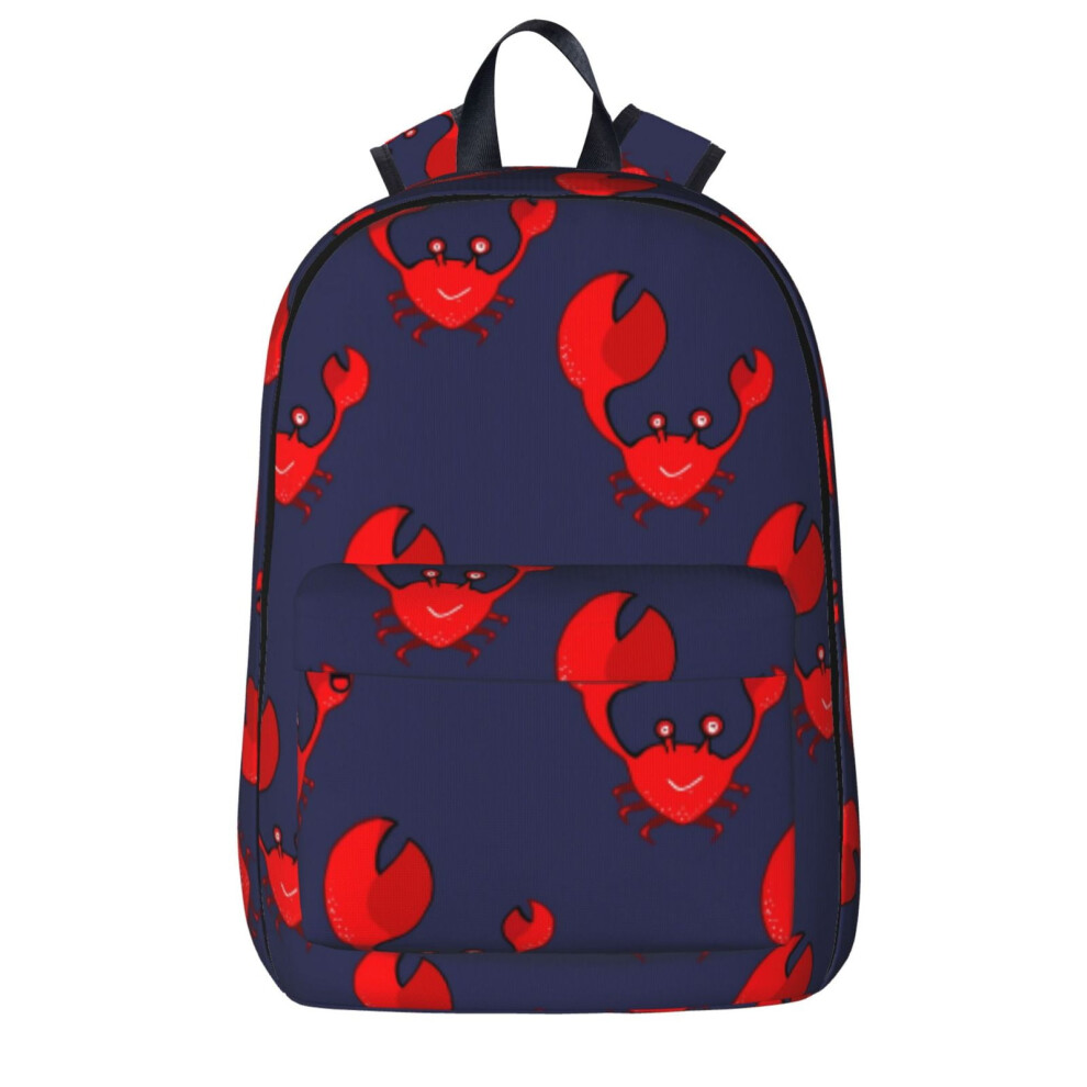 Crab-Pattern Laptop Backpack For Travel And Business 900881750844