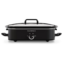 Slow Cooker Casserole Dish Black 4-Quart