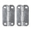 DSH cooler hinges for Igloo ice chests stainless steel 7
