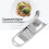 Tebru stainless steel pasta maker with spaetzle tool 1
