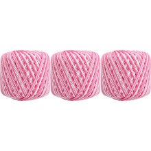 Crochet Thread 100% Cotton Size 3 Variegated Roses 3-Pack
