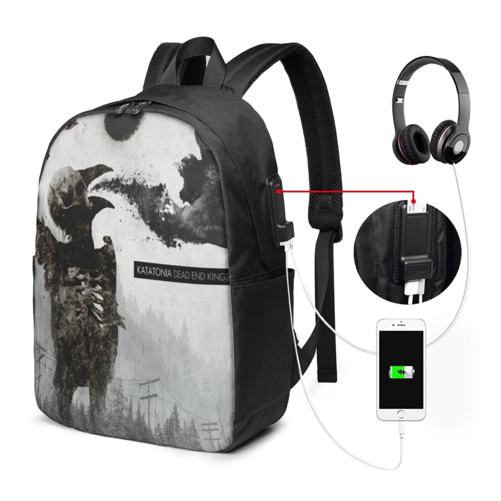 Katatonia Travel Laptop Backpack Water Resistant With Usb 900881749053