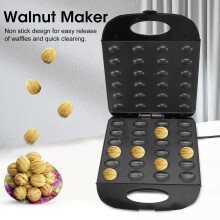 Electric waffle maker 1400W with safe handle 24 pcs