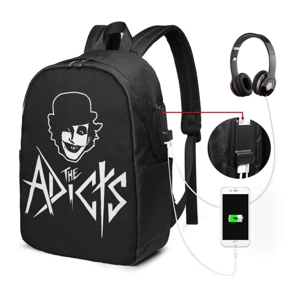 Adicts Travel Laptop Backpack Water-Resistant With Usb 900881748421