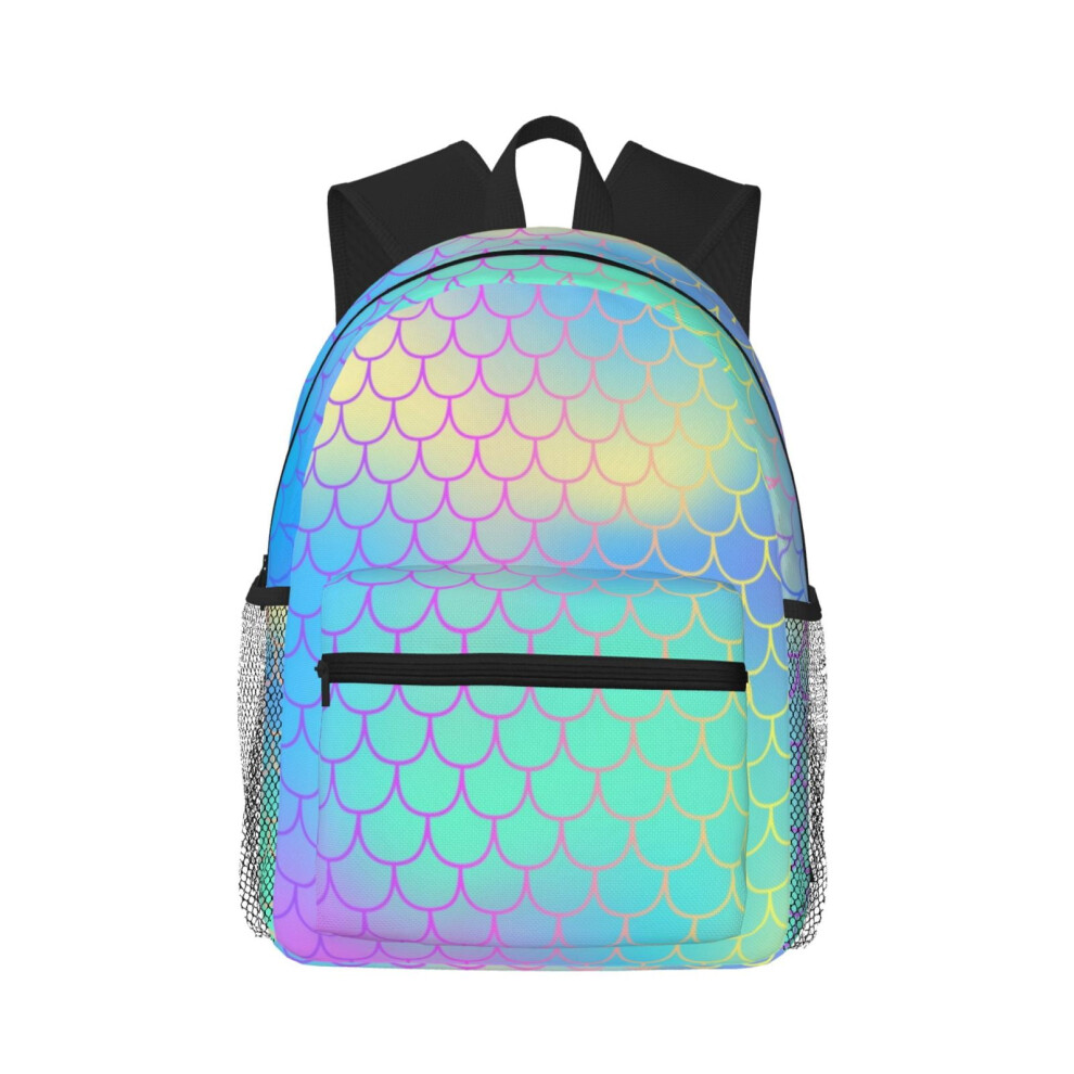 Mermaid Scale Backpack Laptop Travel Bag 15.6 Inch 900881750806
