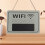 WiFi-passordvisningsskilt Retro tavle grå 3