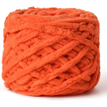 Dekengaren om te haken, dik chenillegaren voor gehaakte woondecoratie, zacht, dik pluchegaren om te breien, 43,74 yards (100 g).