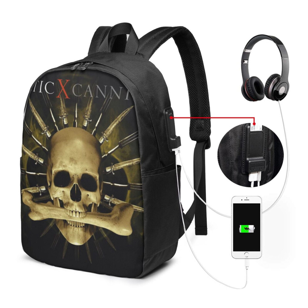 Static-X Travel Laptop Backpack Water-Resistant With Usb 900881748759