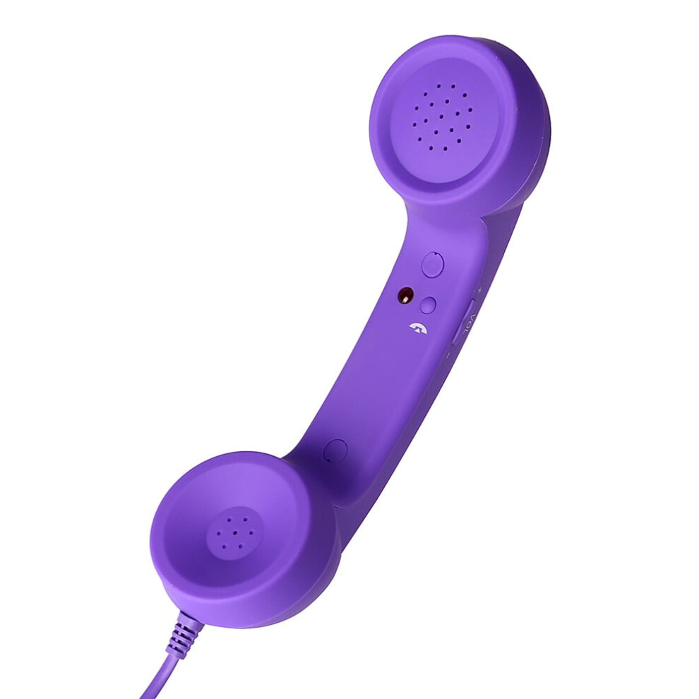 Retro Telephone Handset Red Anti-Radiation 3.5mm-image-OPC-PW5N2DH-NEW