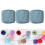 Threadart Mercerized Cotton Embroidery Floss 3-Pack Size 10 1