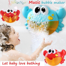 Musical Bubble Crab Bath Toy for Toddlers with 12 Songs