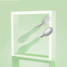 304 Stainless Steel Cartoon Fork and Spoon Set for Kids