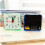 Square digital alarm clock white transparent case 1 piece 5