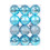 Staron light blue Christmas ornaments 40mm 24 pcs 1