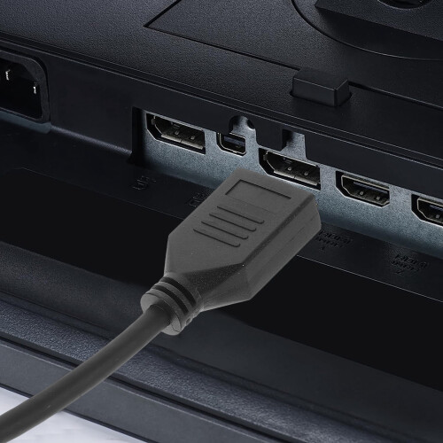 Adaptér DisplayPort 1.2, úhlový adaptér DisplayPort, samec-samice 1