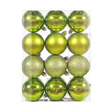 Staron Army Green Christmas Ornaments 24 pcs 40mm