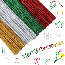 Pipe Cleaners Set Chenille Stems 100 pcs 10 colors with